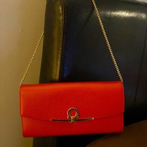 COPY - Salvatore Farragamo calfskin Gancio shoulder bag never used